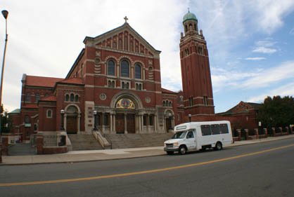 Party Bus Detroit Church Wedding